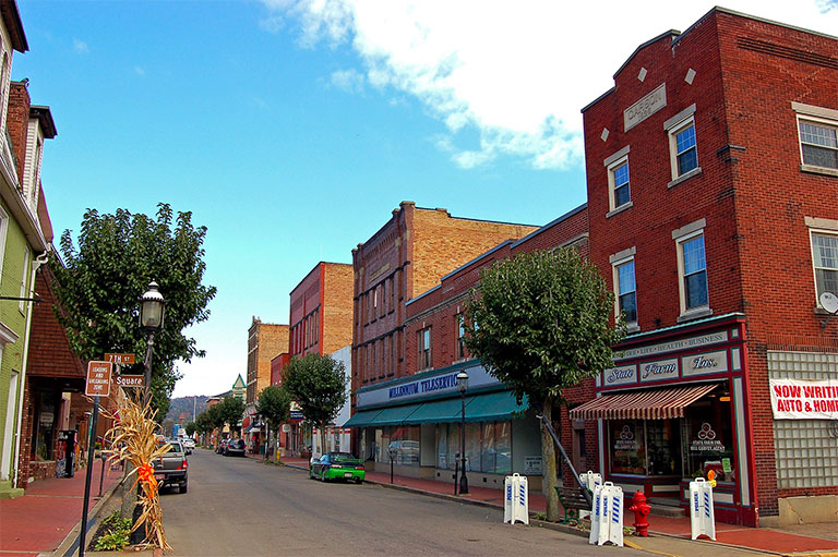 Street-view-of-Wellsburg-WV