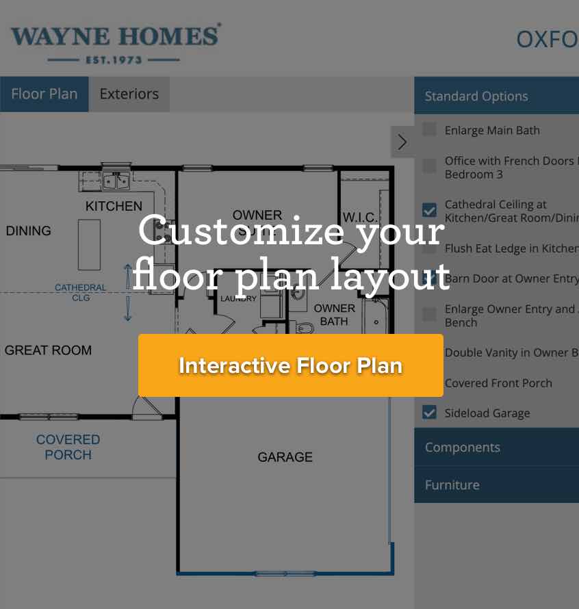 Oxford Interactive Floor Plan