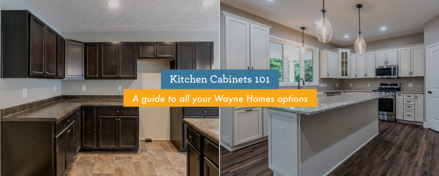 BW - Kitchen Cabinets Stained and White