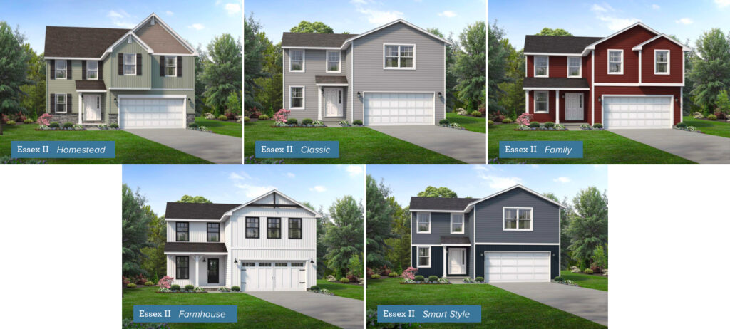 Essex II Floor Plan Renderings