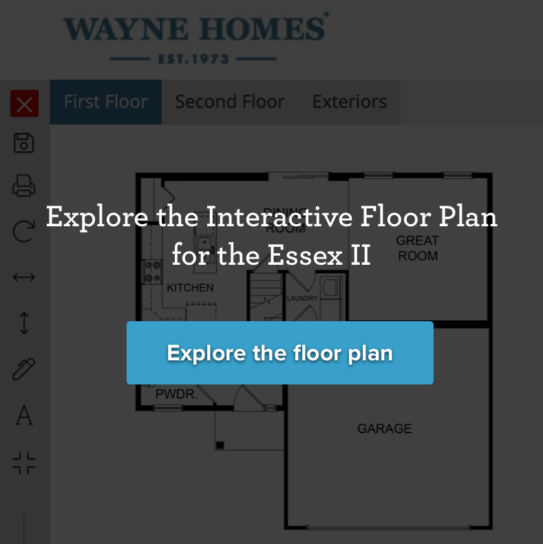 Explore the Interactive Floor Plan for the Essex II