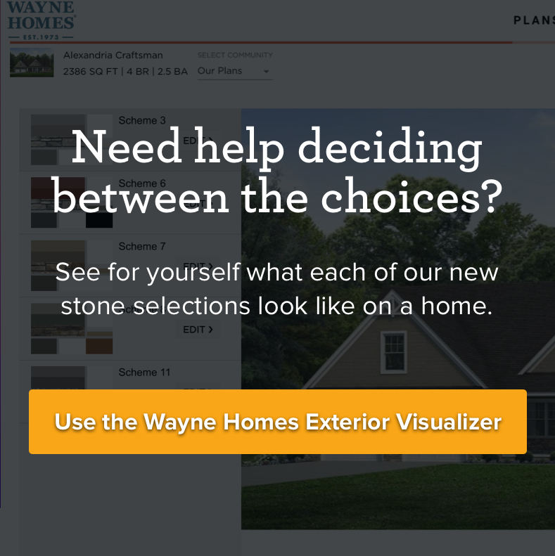Use the Waynes Exterior Visualizer