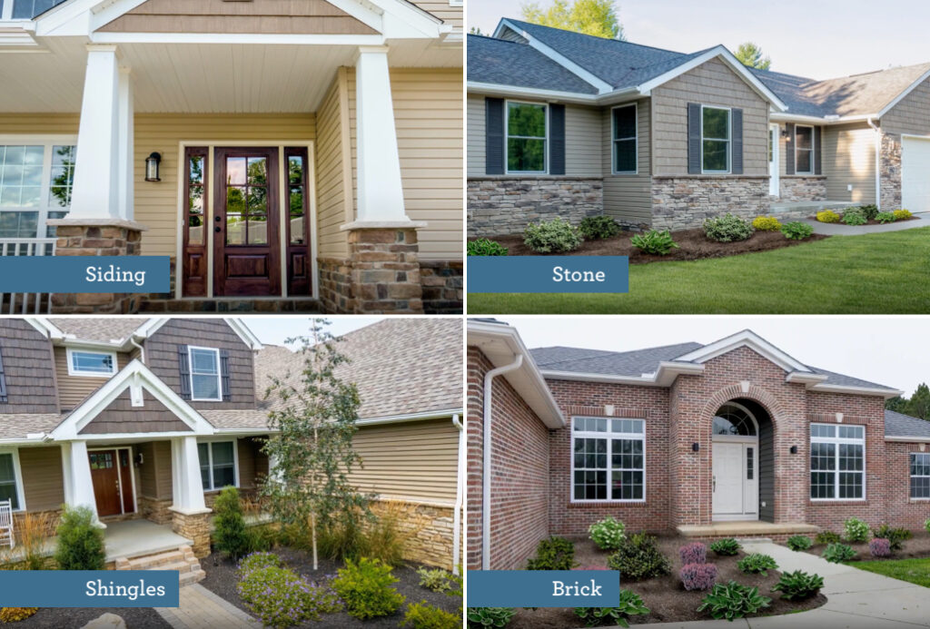 Wayne Homes design meeting exterior selections
