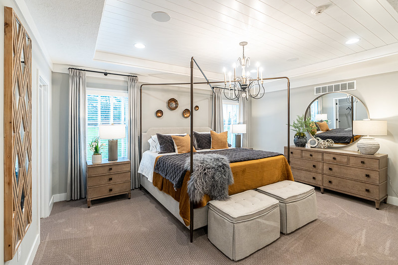 Owner suite with dual walk-in closets